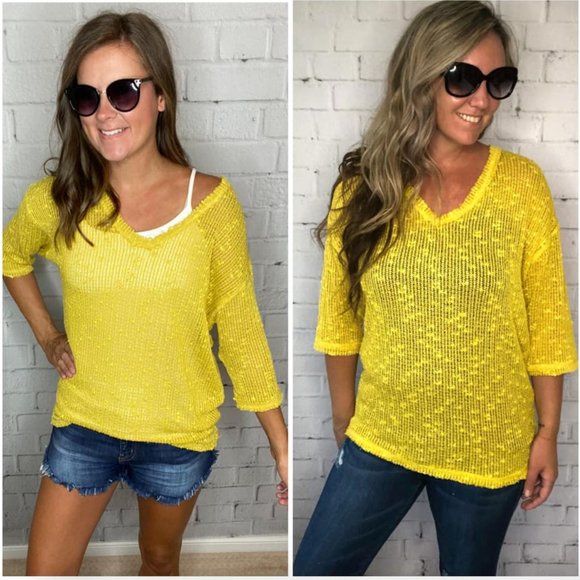 Mustard Top NWT - Picture 2 of 2